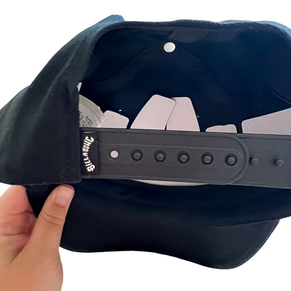 NWT Billabong Men’s Black Daily Snapback Hat Retro Logo - Picture 6 of 7